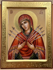 Богородица «Семистрельная» Образец 15 Иркутск
