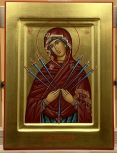 Богородица «Семистрельная» Образец 16 Иркутск