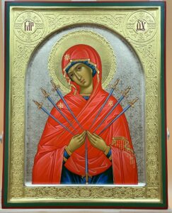 Богородица «Семистрельная» Образец 14 Иркутск