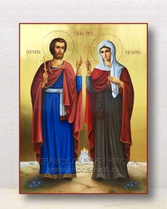Икона «Адриан и Наталия, святые мученики» Иркутск
