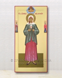 Мерная икона с предстоящими (с золочением нимба) Иркутск