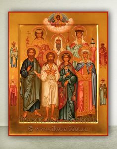 Семейная икона (11 фигур) Иркутск