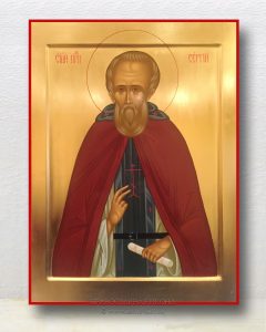 Икона «Сергий Радонежский, преподобный» (образец №15) Иркутск