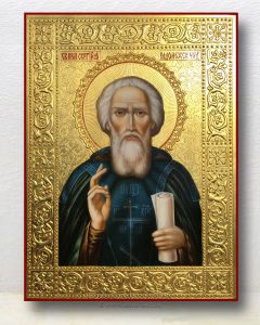Икона «Сергий Радонежский, преподобный» (образец №27) Иркутск
