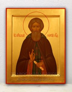 Икона «Сергий Радонежский, преподобный» (образец №5) Иркутск