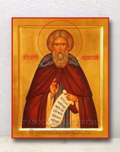 Икона «Сергий Радонежский, преподобный» (образец №8) Иркутск