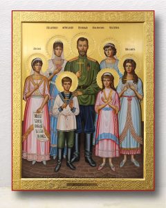 Икона «Царственные страстотерпцы (Царская семья)» Иркутск